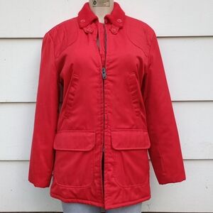 Vintage Red Field Hunting Barn Chore Jacket